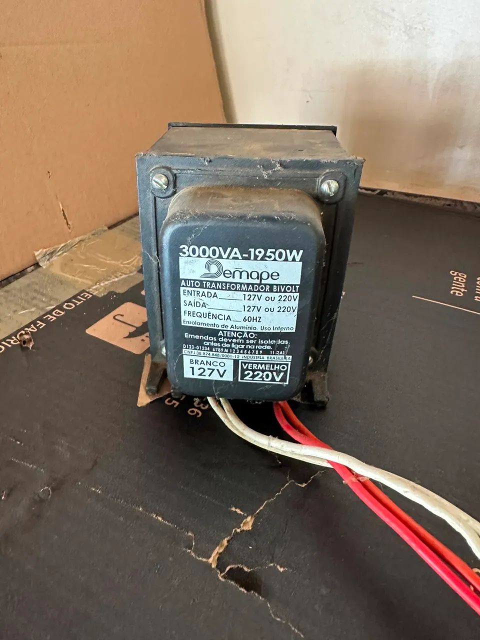 Transformador de 3000VA