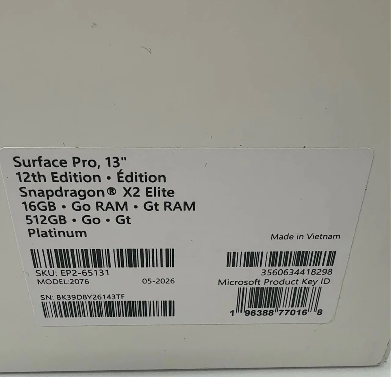 Microsoft Surface Pro 12 Edition 13" Snapdragon X2 Elite 16GB RAM 512GB SSD - Foto 5