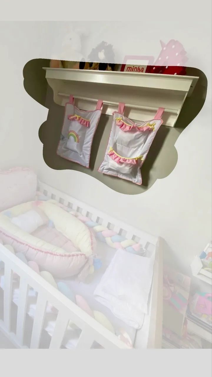 Porta fraldas - prateleira - Foto 4