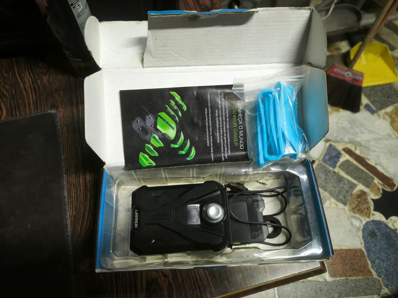 Cooler Exaustor Para Notebook Multilaser Warriors AC268 Completo - Foto 3