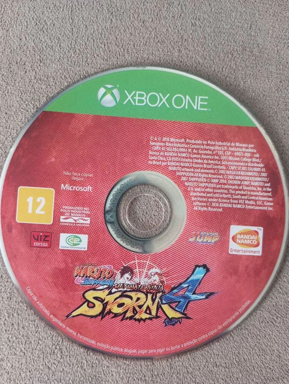 Naruto Xbox one - Jogo Xbox one (sem a caixa)