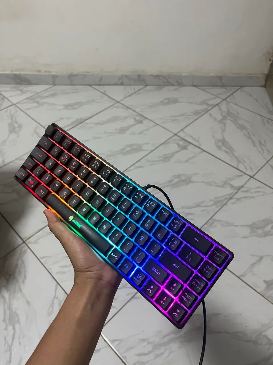 teclado gamer compacto 60% da marca Evolut - Foto 2