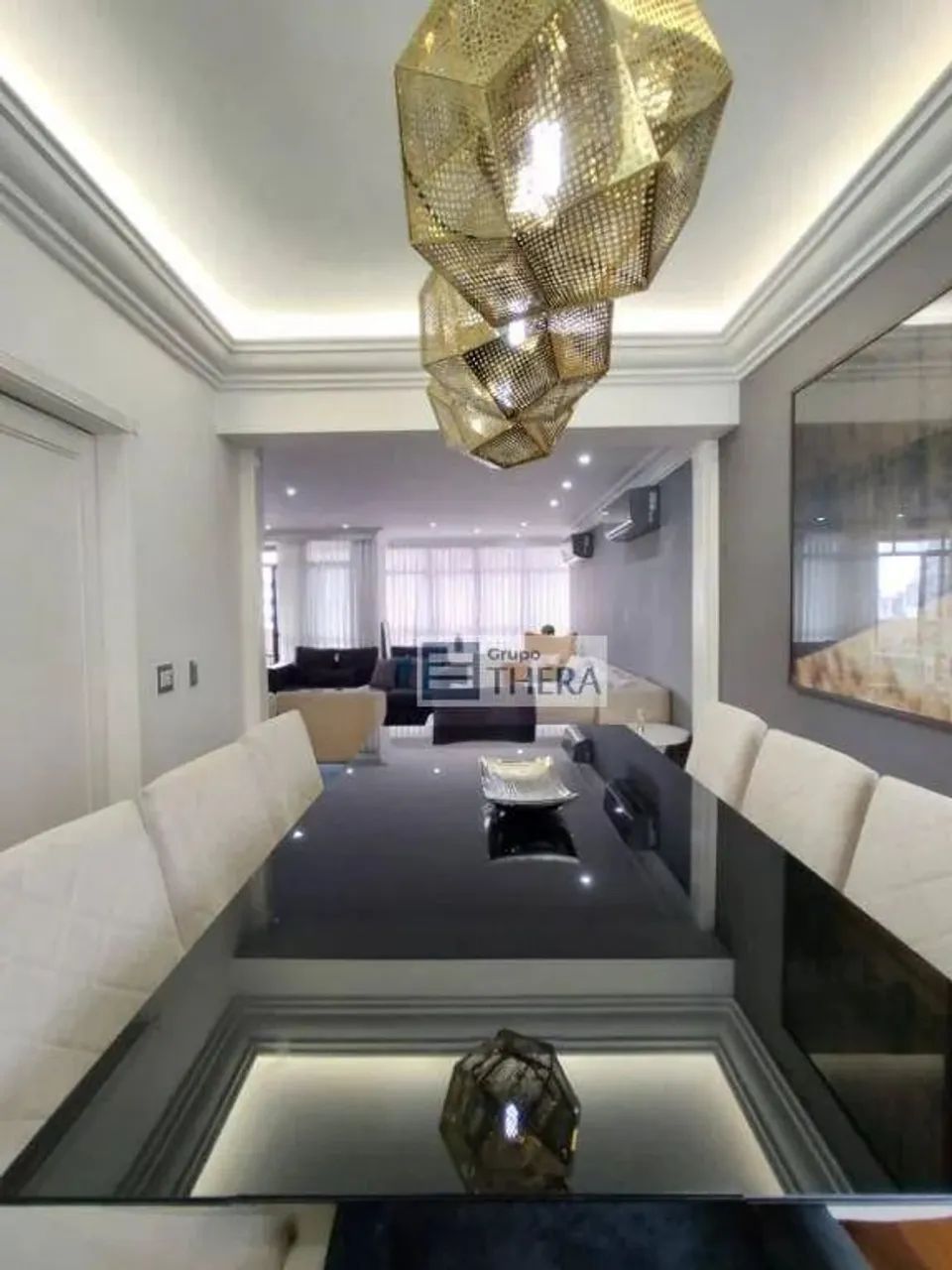 Apartamento com 3 dormitórios para alugar, 260 m² por R$ 15.345,95/mês - Vila Léa - Santo  - Foto 3