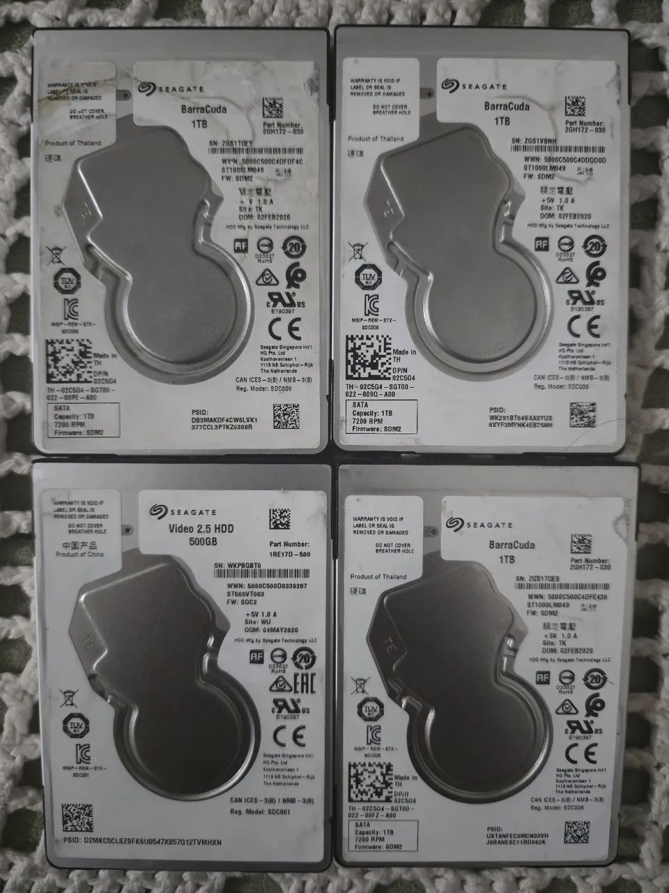 Lote de HDs e SSDs (12 Peças) - Foto 3