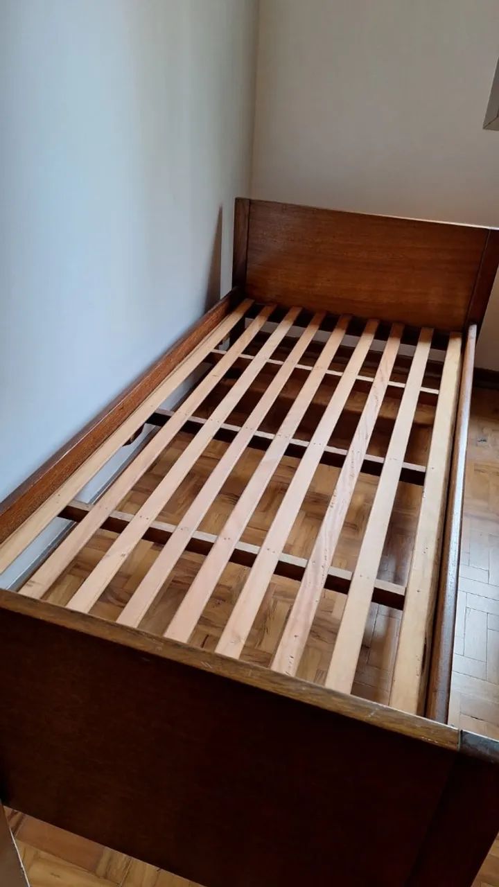 Cama solteiro madeira - Foto 2