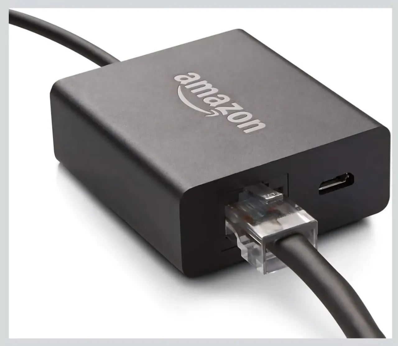 Adaptador Ethernet Micro USB pra Fire estick TV e cabo Y. - Foto 2