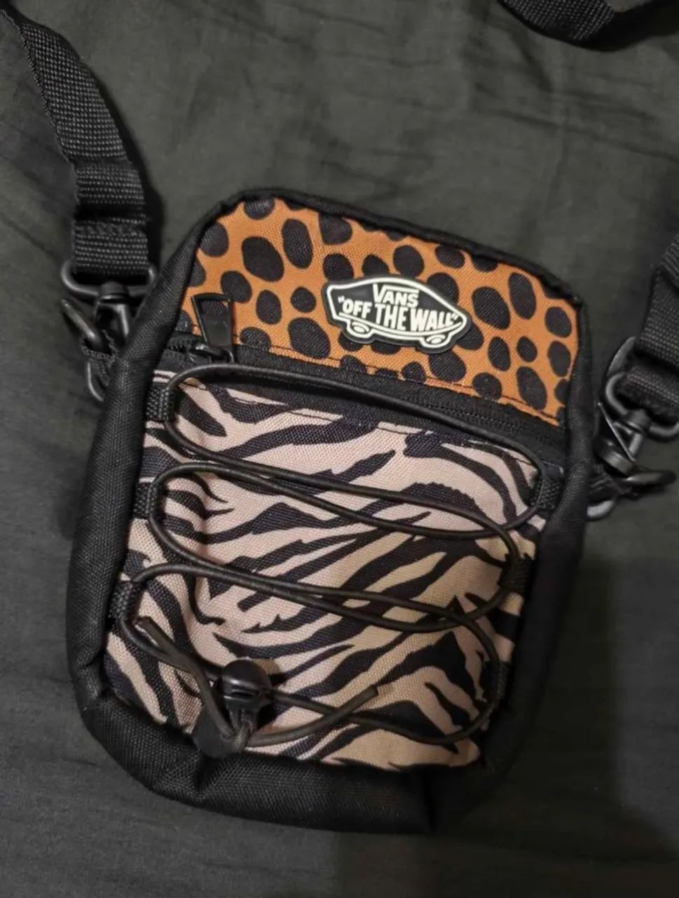 Shoulder bag vans animal print