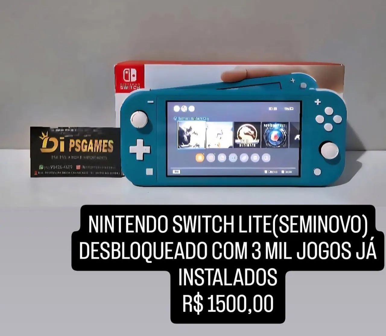 Nintendo Switch Lite Desbloqueado 