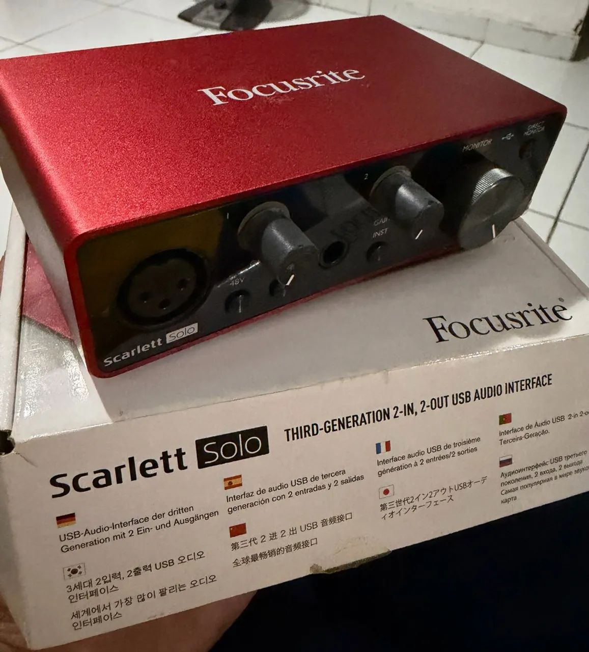 Scarlett Solo 3 Geração  - Foto 3