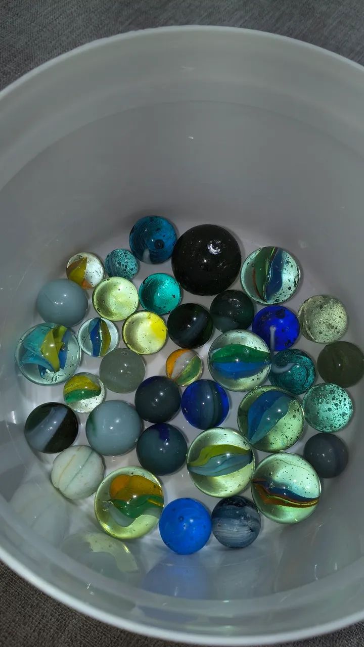 Bolinhas de gude antigas  - Foto 2