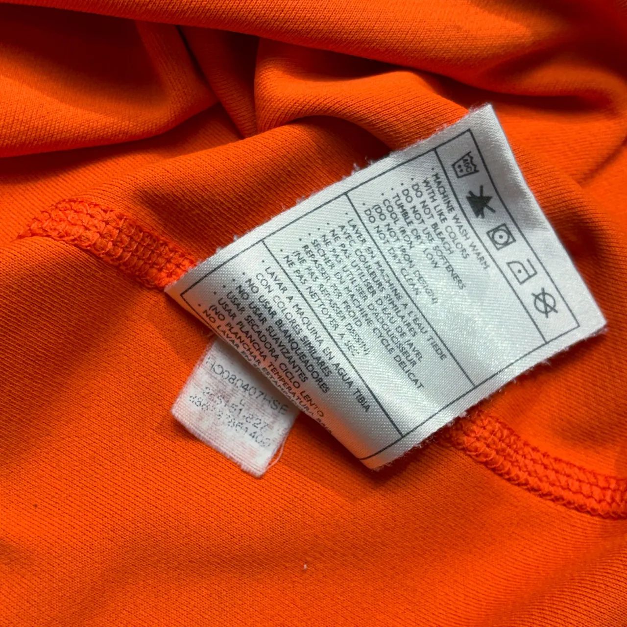 MANGA LONGA N!K3 MILER LS UV DR!F!T ORANGE - Foto 6