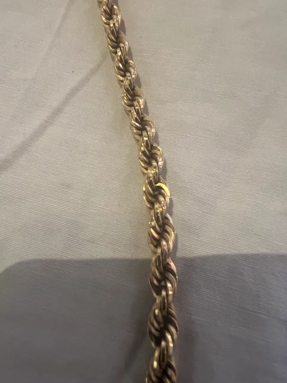 Colar / cordão de ouro 18K ,  26,5g,, 70cm - Foto 2