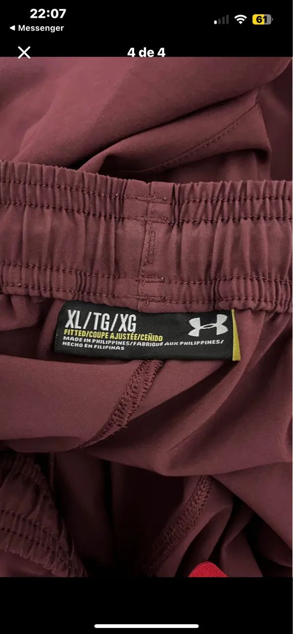 Calça São Paulo Under Armour XXL - Foto 2