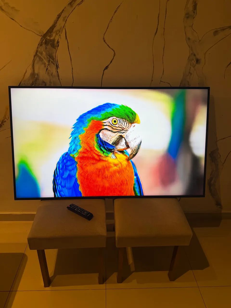 Smart tv Samsung 55 polegadas 4K - Foto 3