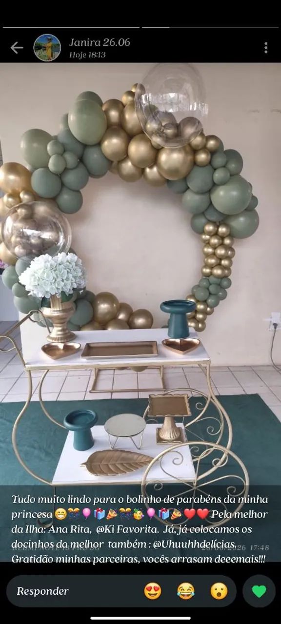 Decoração de festas 