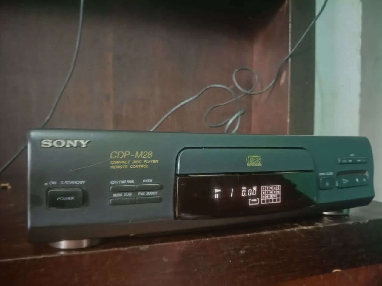  Cd Player Sony CDP- vintage, funcionando certinho 