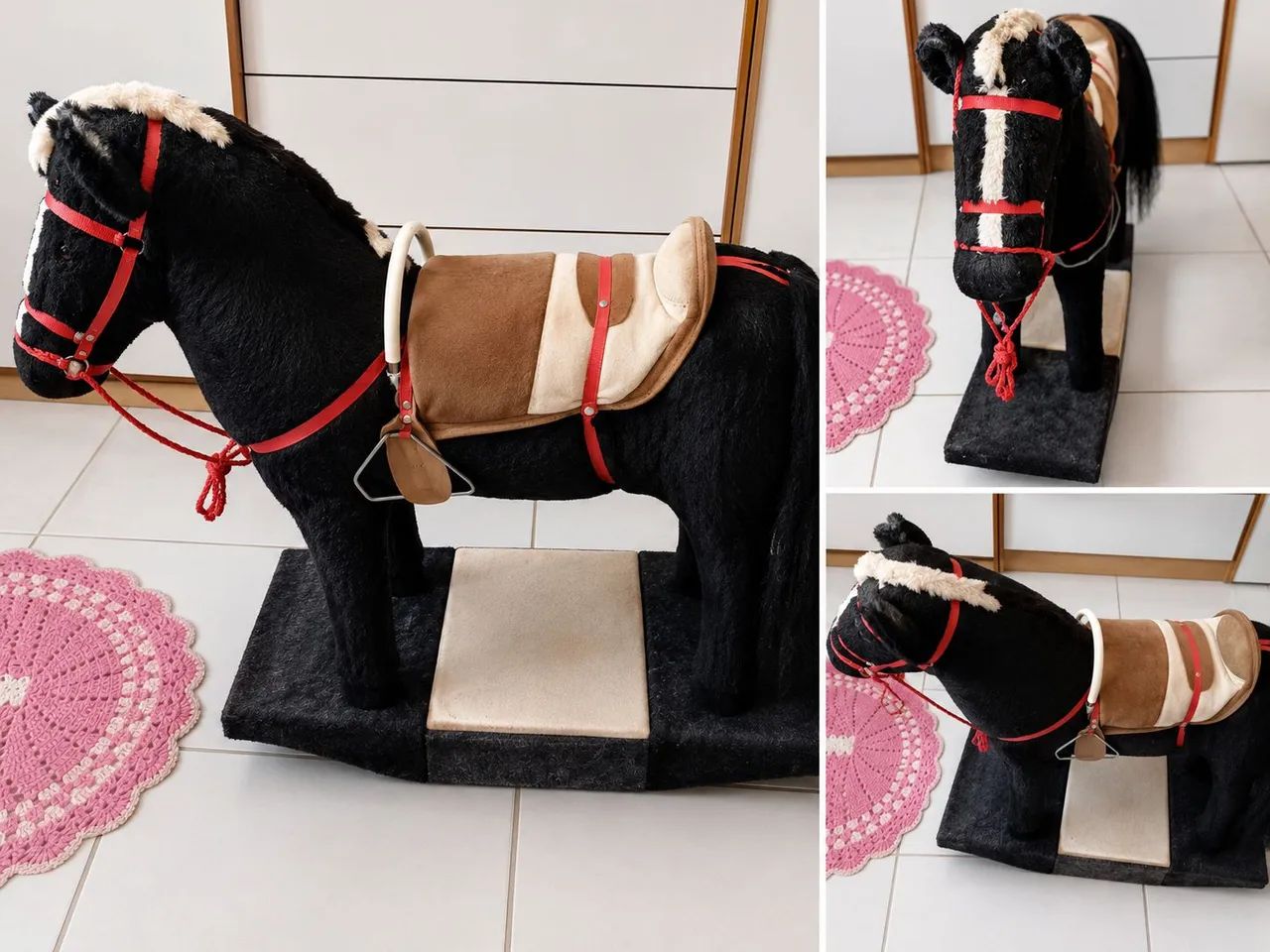 Vendo cavalinho de balanço original usado excelente! - Foto 4