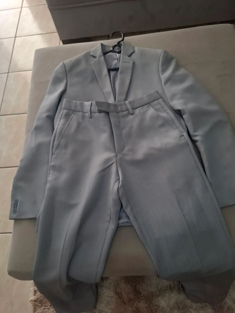 Paletó e calça cinza - TM P - Foto 2