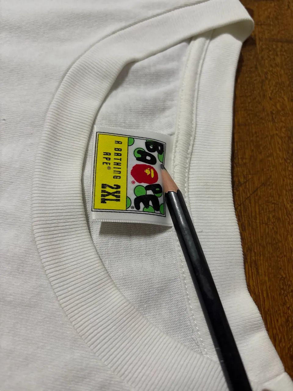 bape rainbow college tee - Foto 3