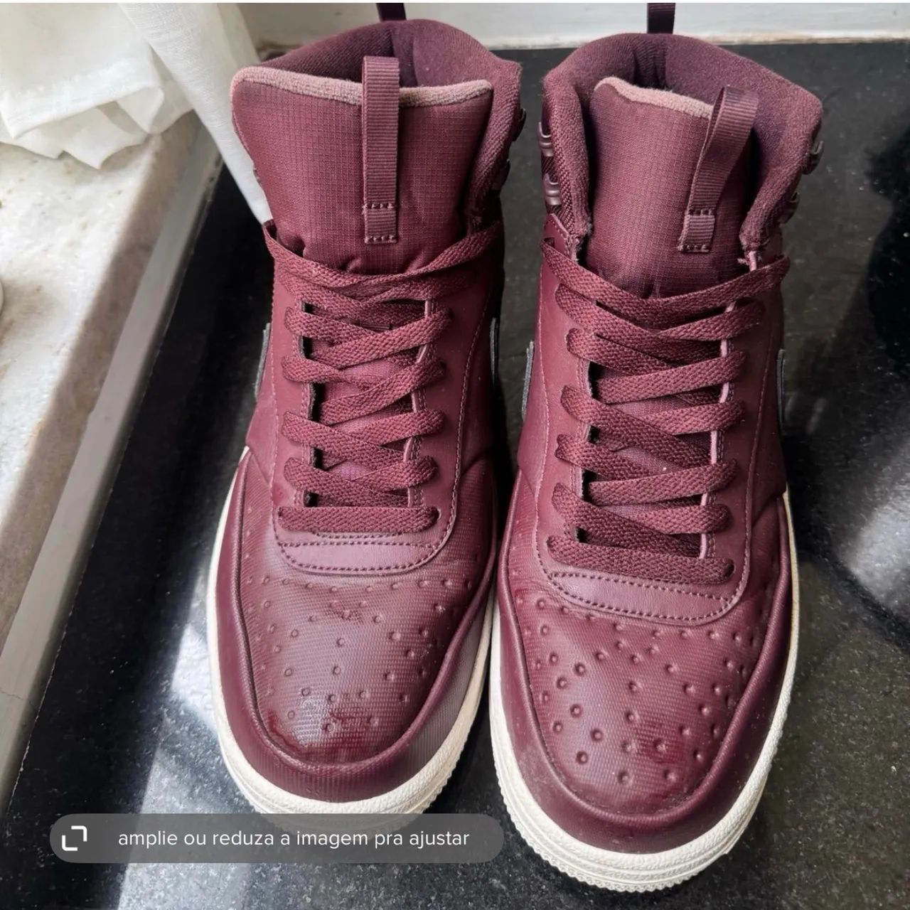NIKE COURT VISION MID 41 - VINHO - Foto 4