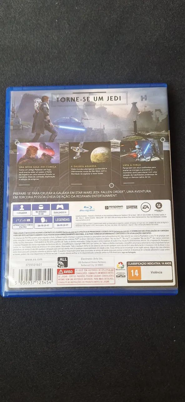 PS4 Star Wars Jedi Fallen Order Original  - Foto 2