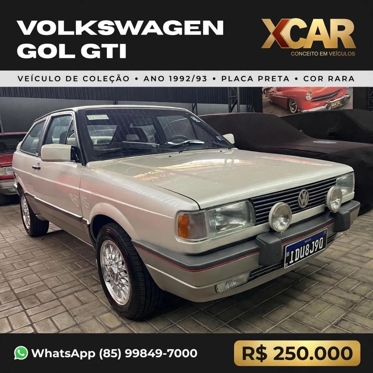 Volkswagen Gol Geração I GTI 2.0 8V 120cv Gasolina Mec. 2P 1993
