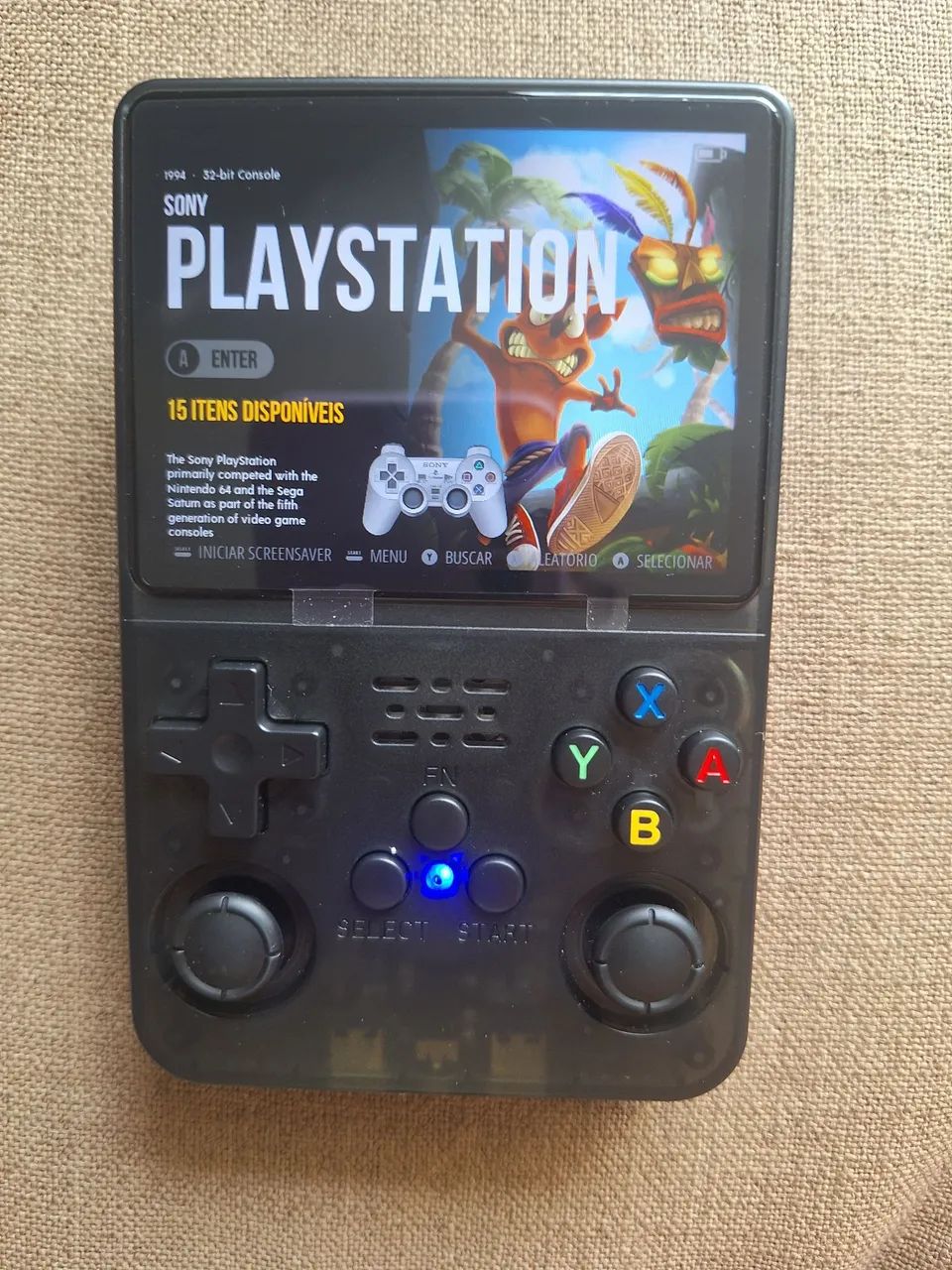 Console R36S com cartão SanDisk 64Gb - Foto 4