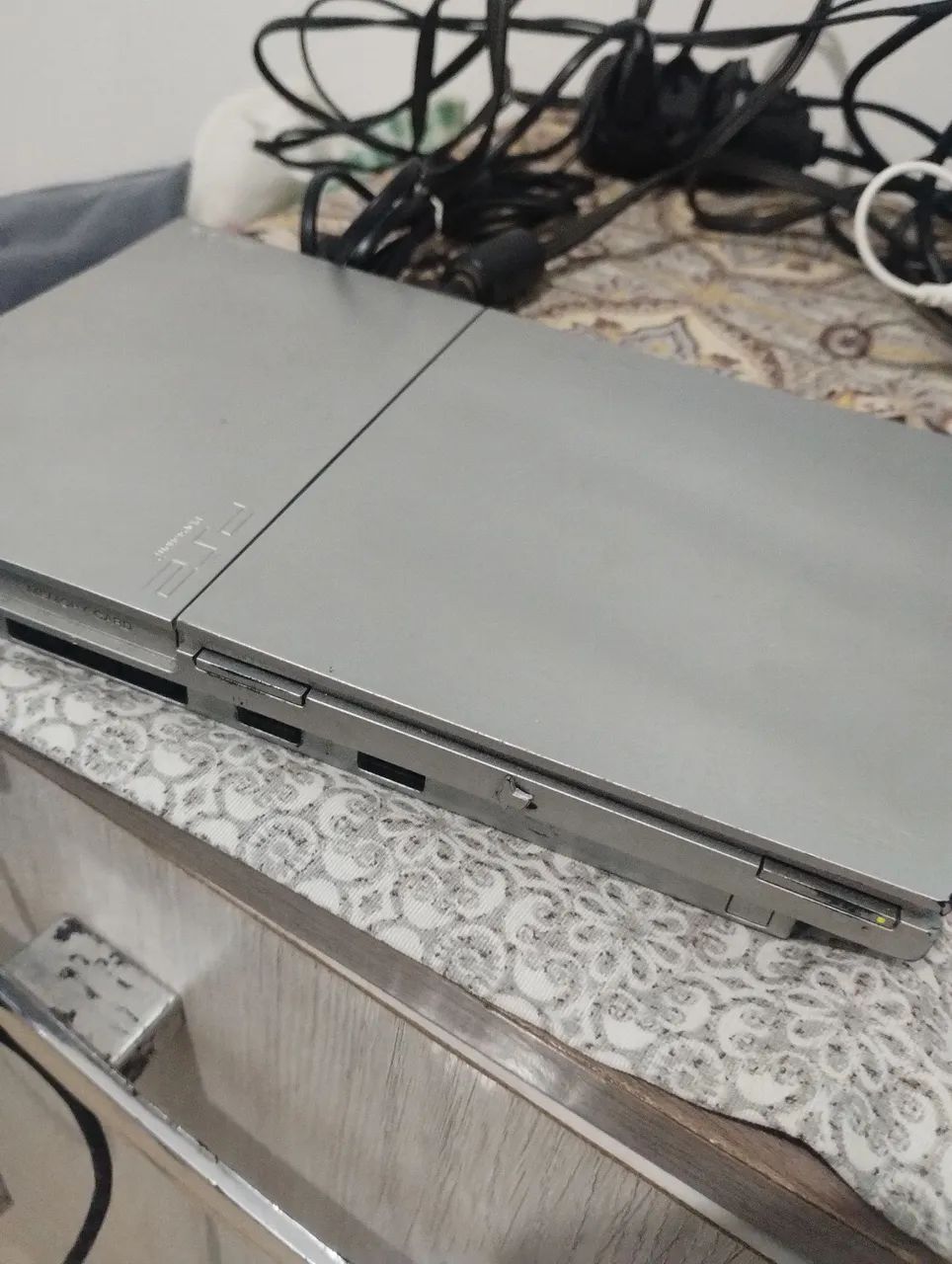 PlayStation 2 prata leitor 100% - Foto 4