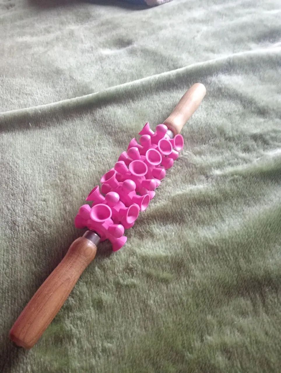 Rolo de massagem ventosa (rosa) - Foto 2