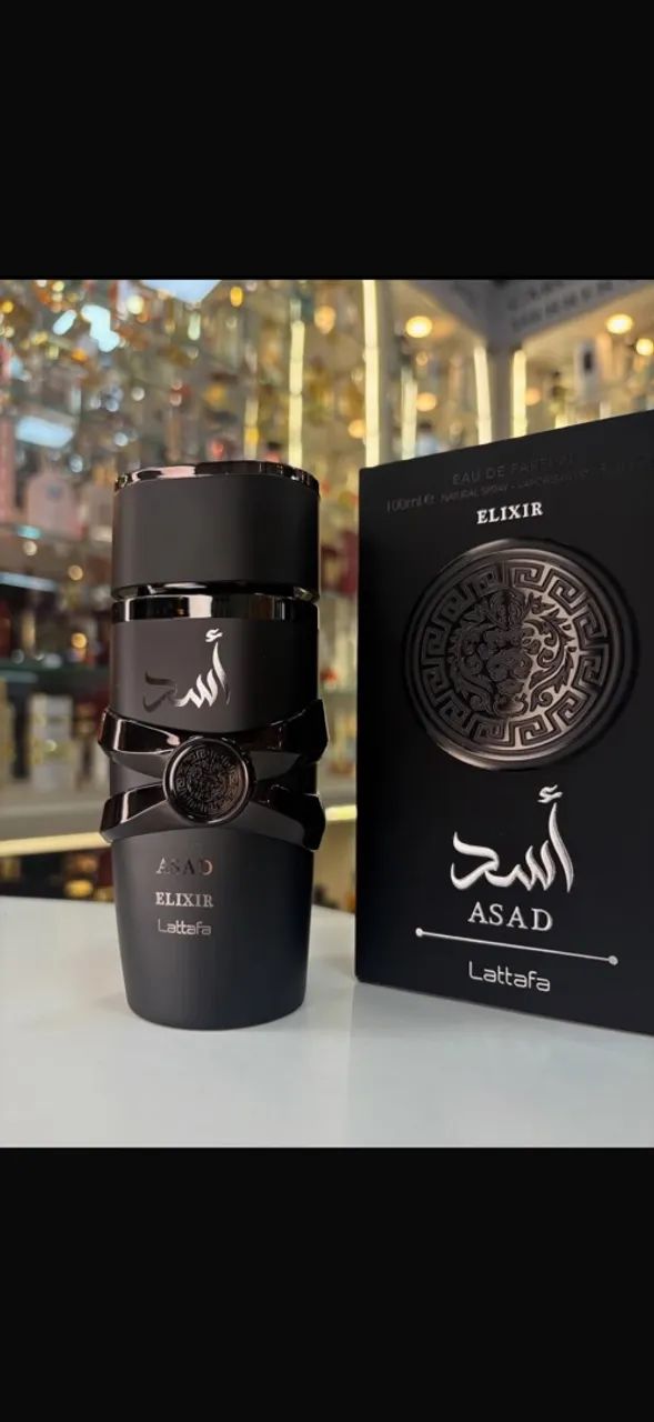 Perfume Asad Elixir Lattafa Árabe Original 