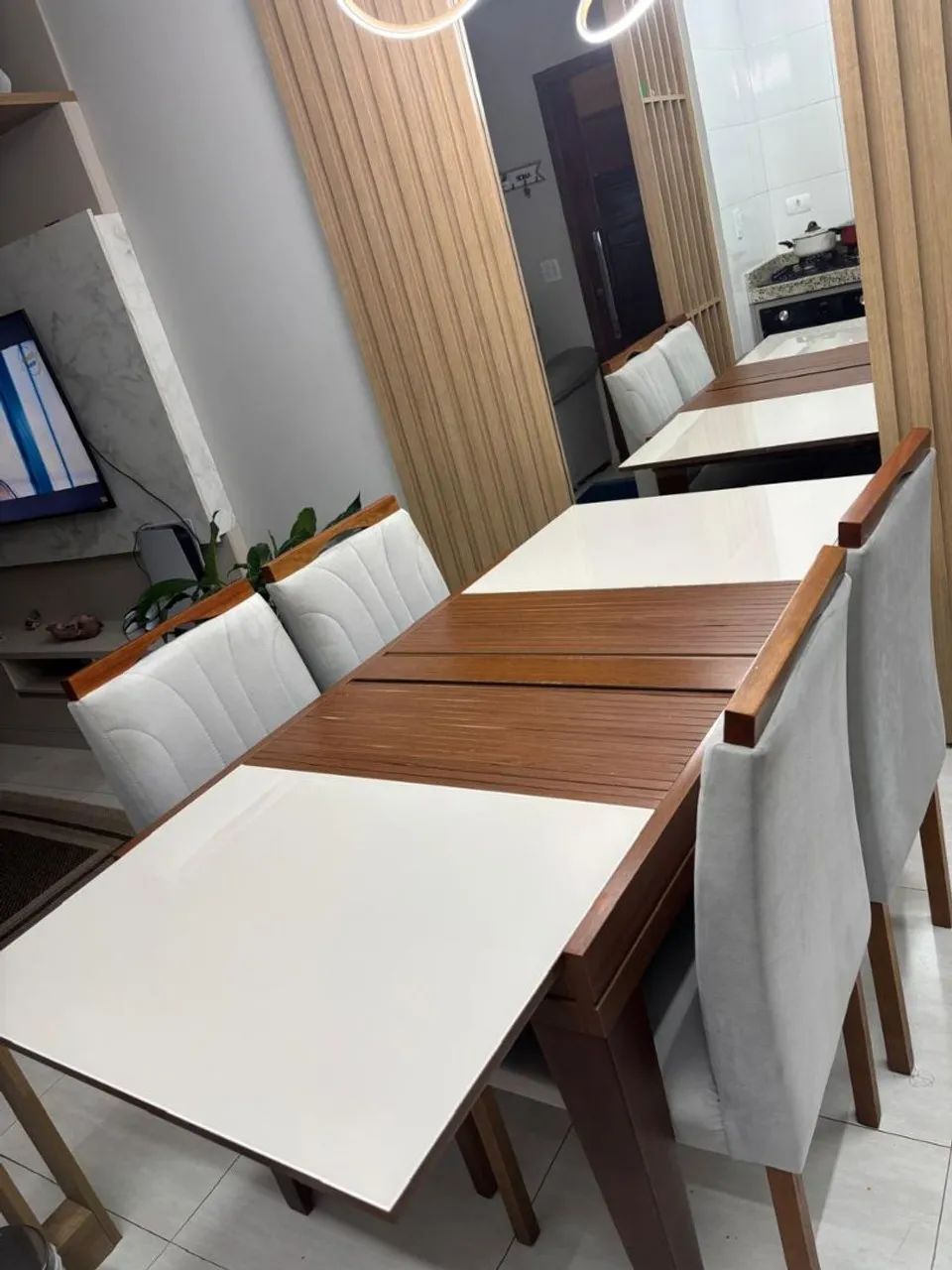 Mesa de jantar extensível  - Foto 3