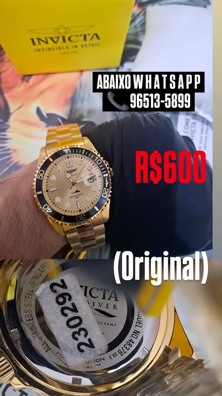 Relógio INVICTA PRO DIVER ORIGINAL REFERÊNCIA 48376 - ENTREGAMOS 