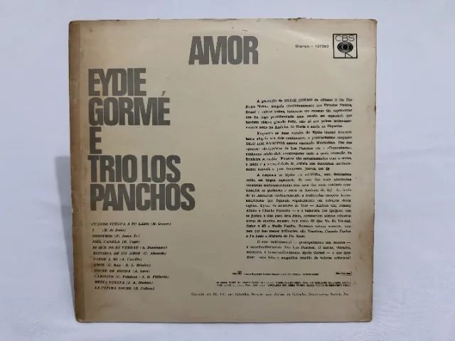 [LP] Eydie Gormé e Trio Los Panchos - AMOR (1958) - Foto 2