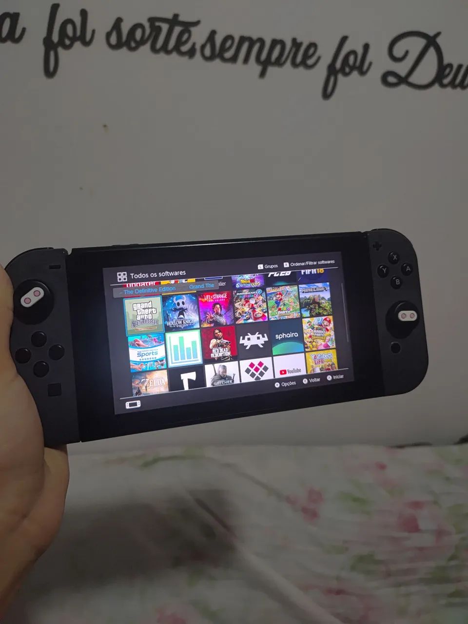 Nintendo Switch Desbloqueado (+20 jogos e acessórios) - Foto 2