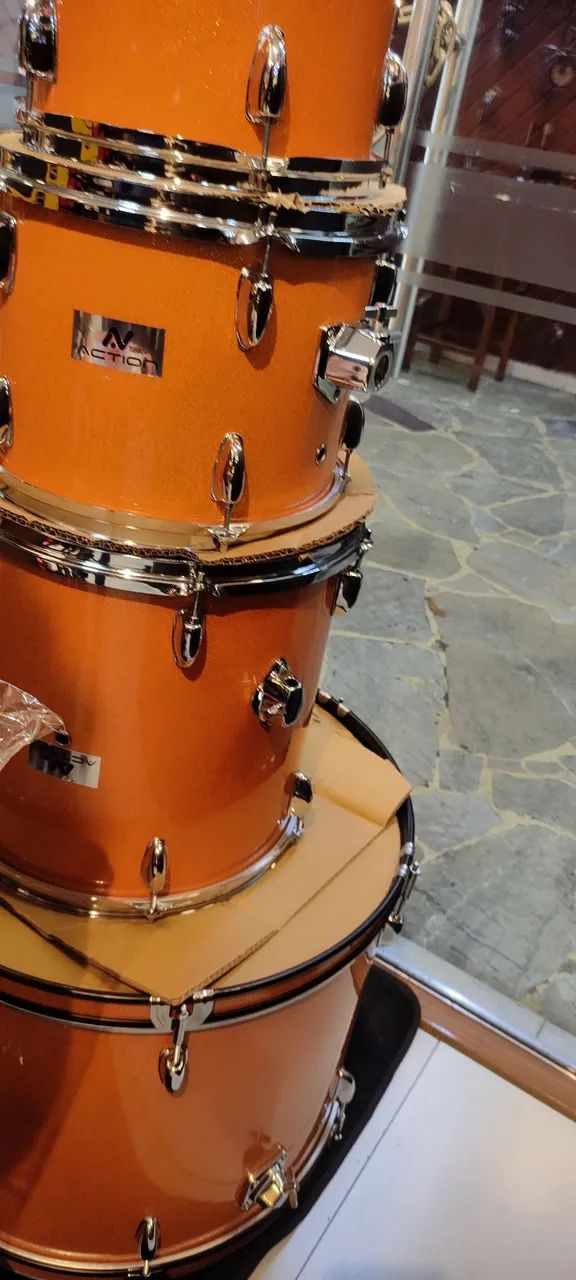 Bateria acústica  - Foto 4