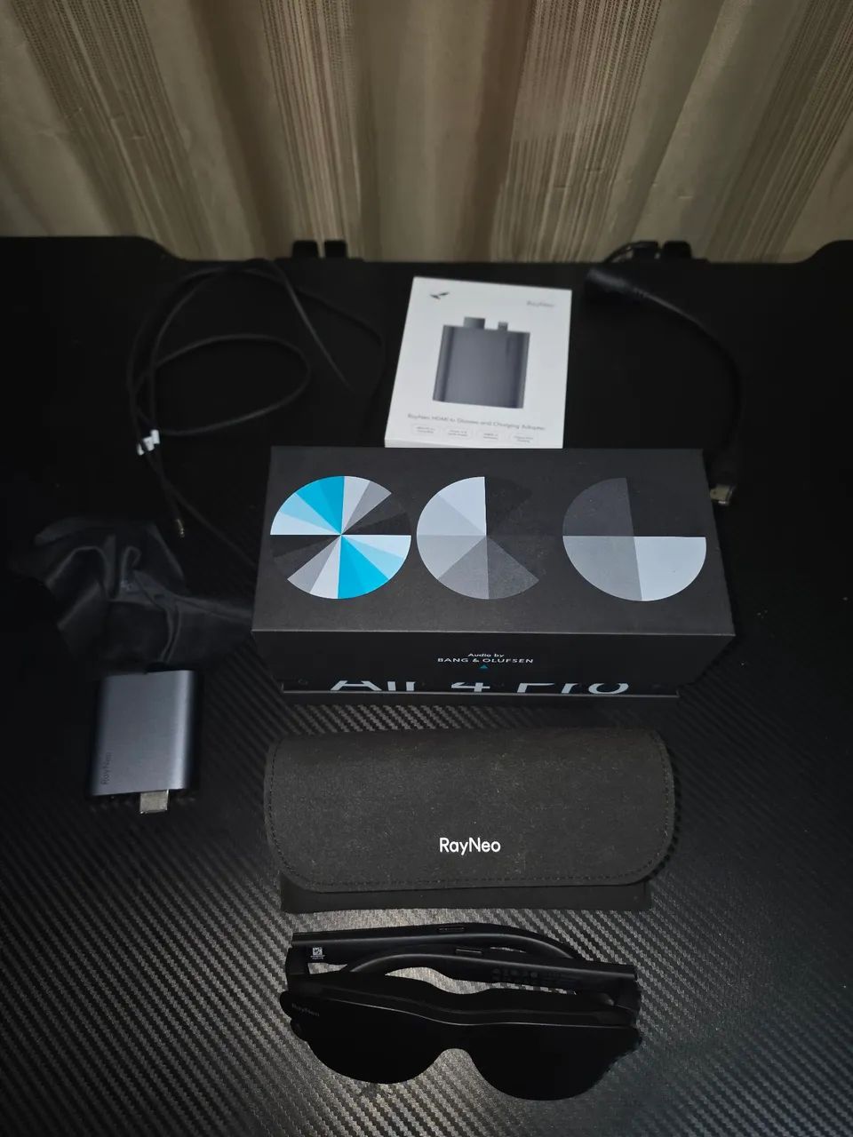 RayNeo Air 4 Pro com adaptador praticamente zero! - Foto 3