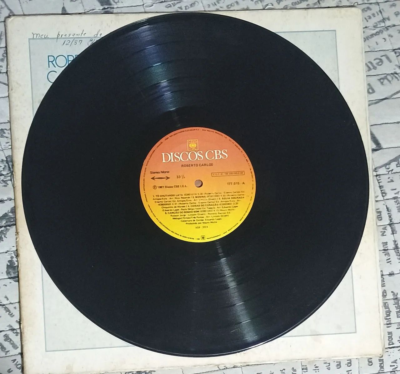 LP Roberto Carlos 1987 Original CBS Vinil - Foto 4