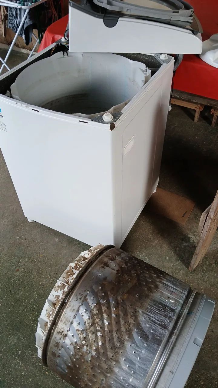 LIMPEZA COMPLETO DE MÁQUINA DE LAVAR ROUPA - Foto 5