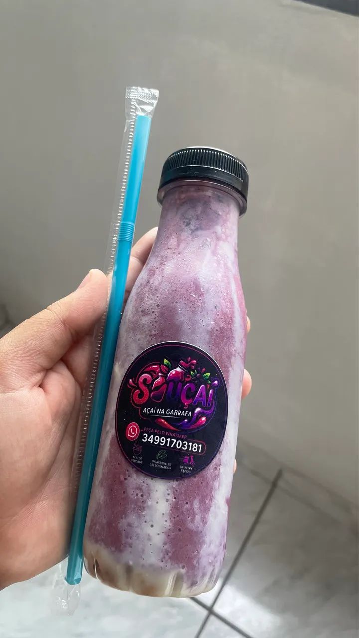 Açaí na garrafa 