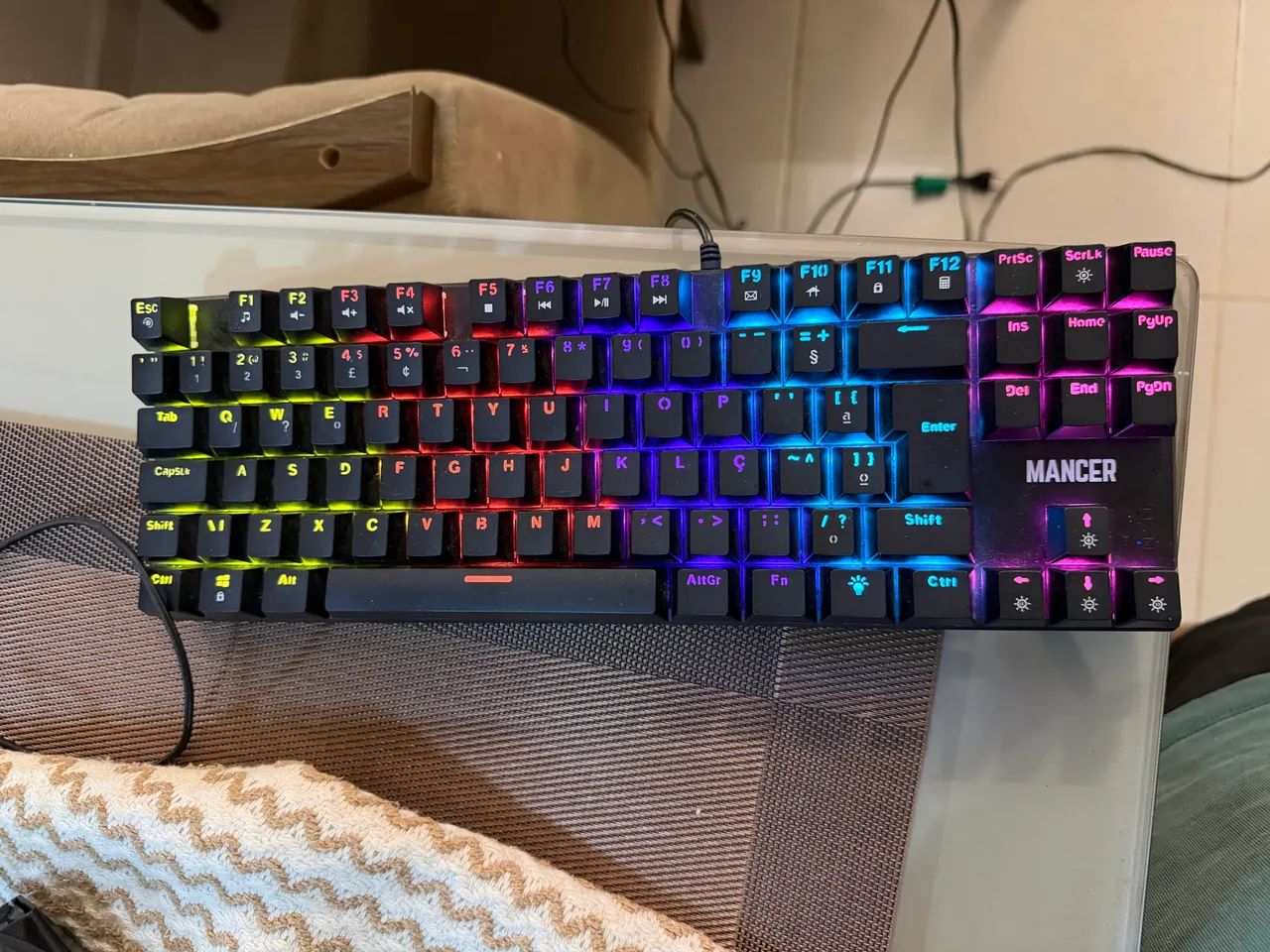 Mouse HyperX e Teclado Mancer  - Foto 4