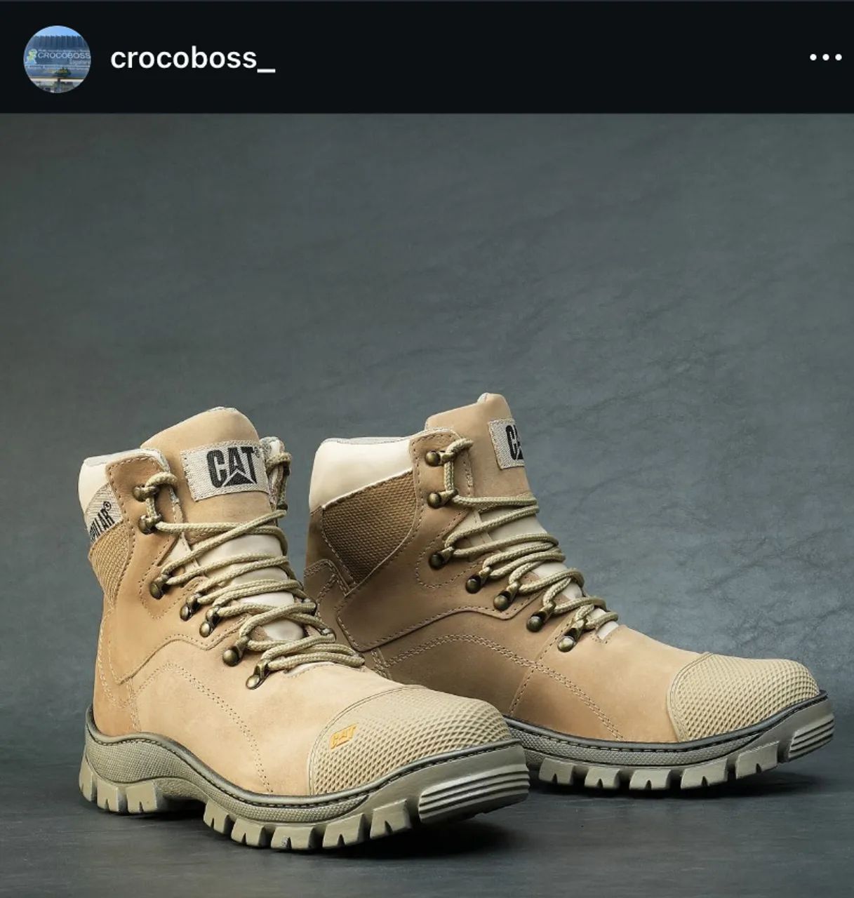 Bota Caterpillar couro legítimo  - Foto 2