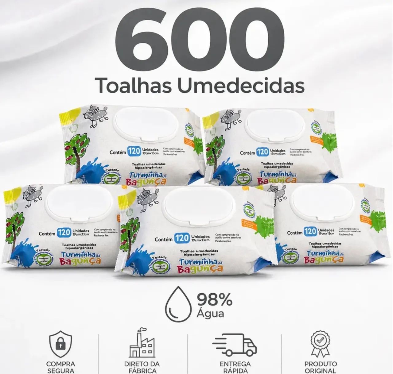 Lenços umedecido 