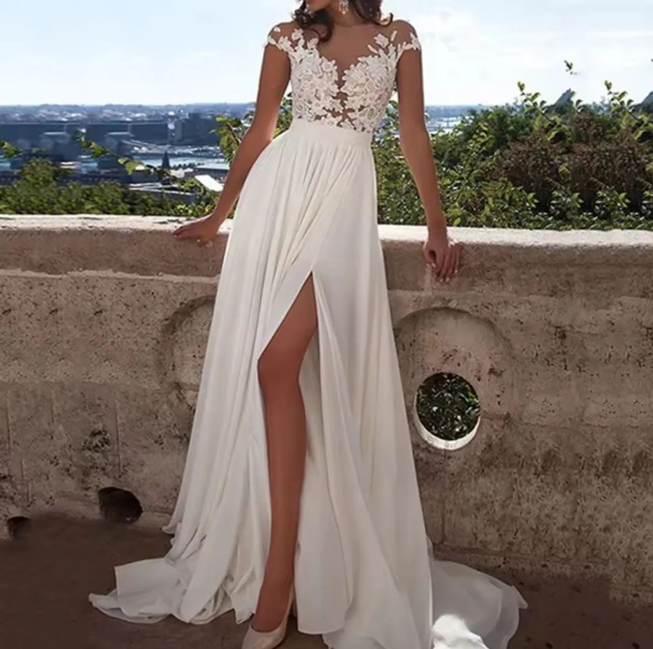 Vestido Casamento Noivado e Ocasiões Especiais Boho Chic Original