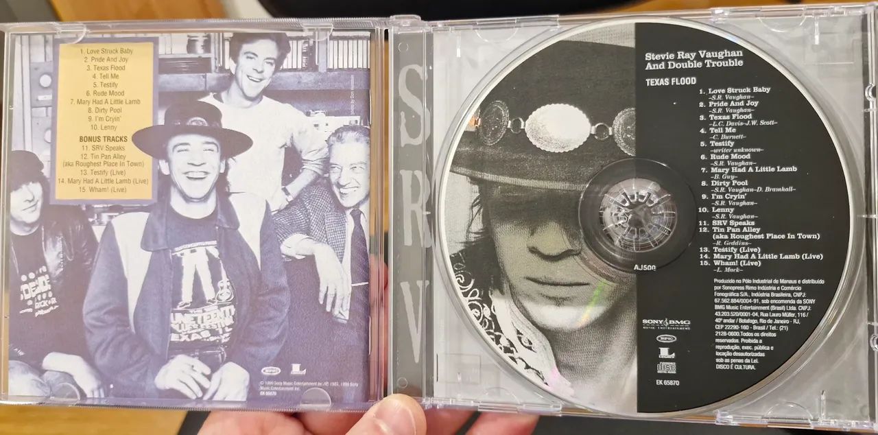 Cd - Stevie Ray Vaughan e Double Trouble - Texas Flood - Foto 4