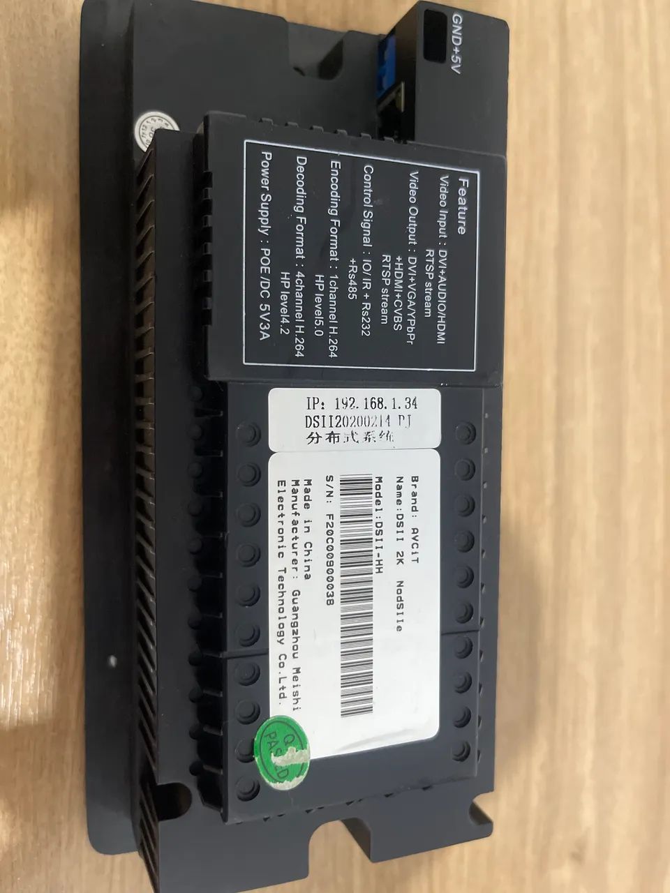  Codec de vídeo HDMI AVCiT 2K.   - Foto 2