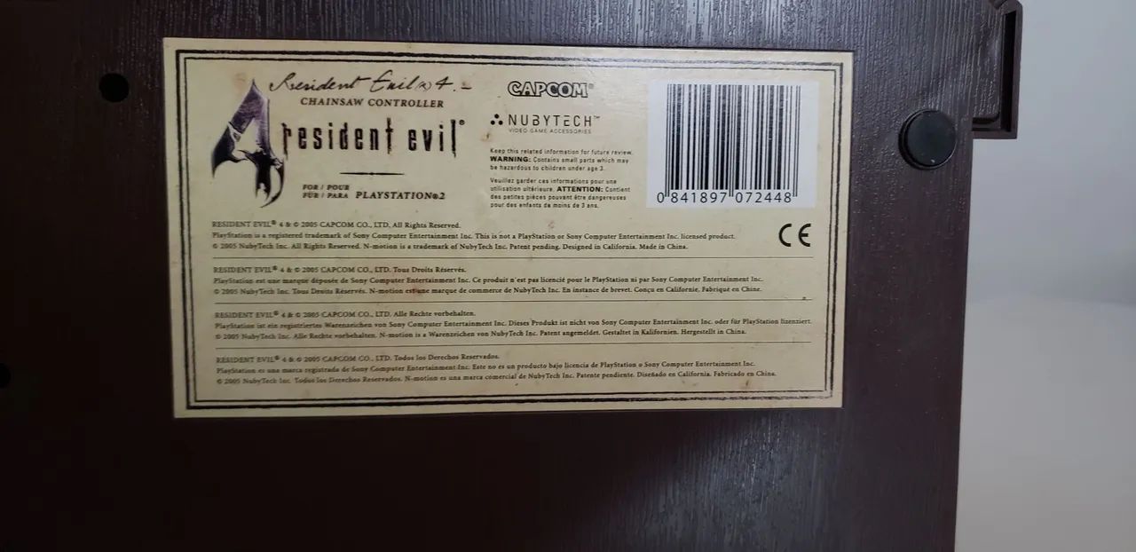 Controle Chainsaw Resident Evil PS2 - Foto 4