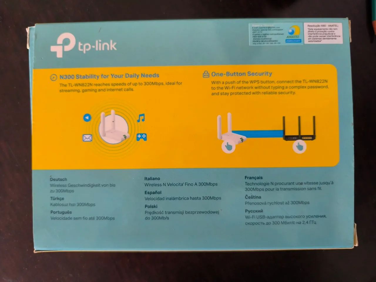 Adaptador wifi para Desktop pc de mesa TP-Link 300Mbps - Foto 2