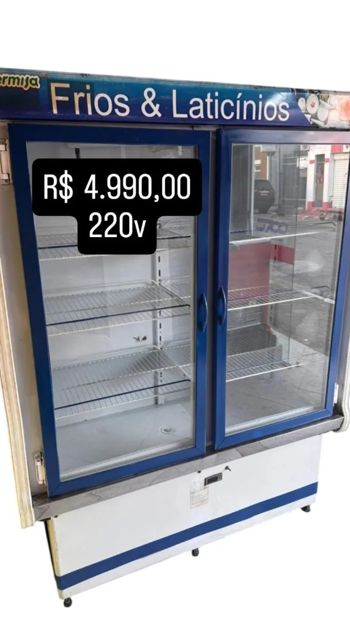 expositor duas portas auto serviço