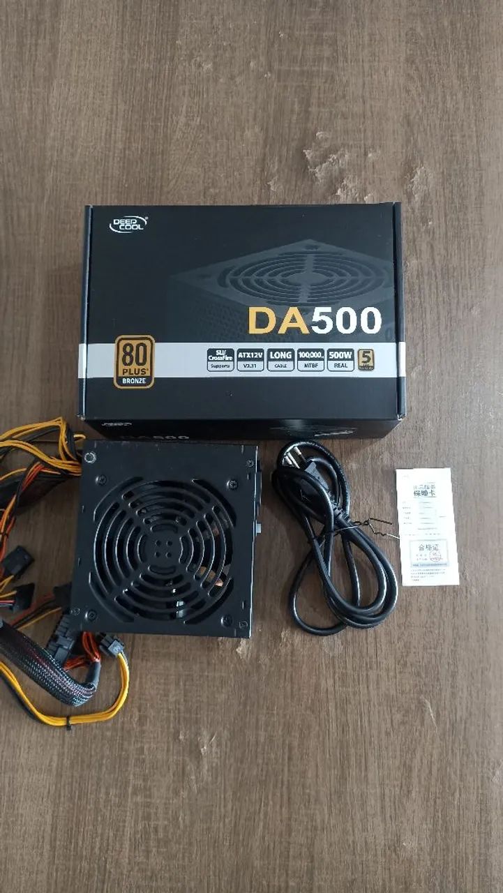 Fonte DeepCool DA500 500W 80 Plus Bronze - Foto 3