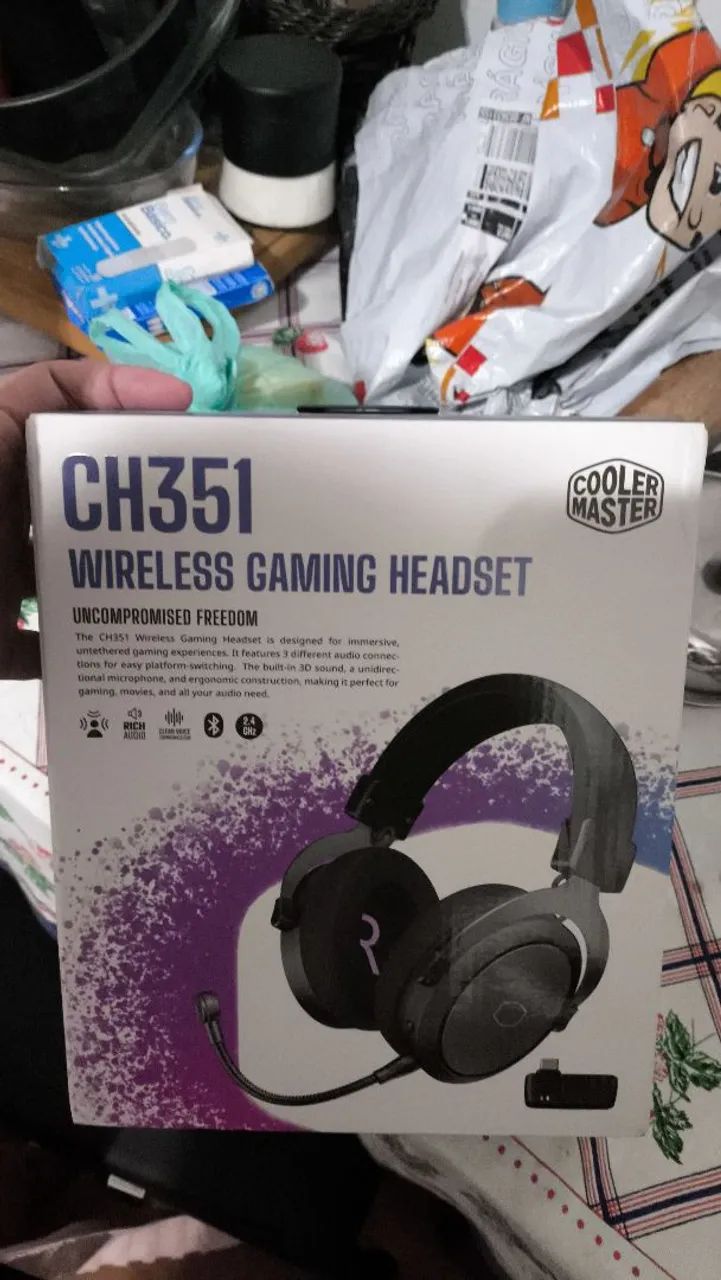 Headset gamer Cooler Master CH351 Wireless
